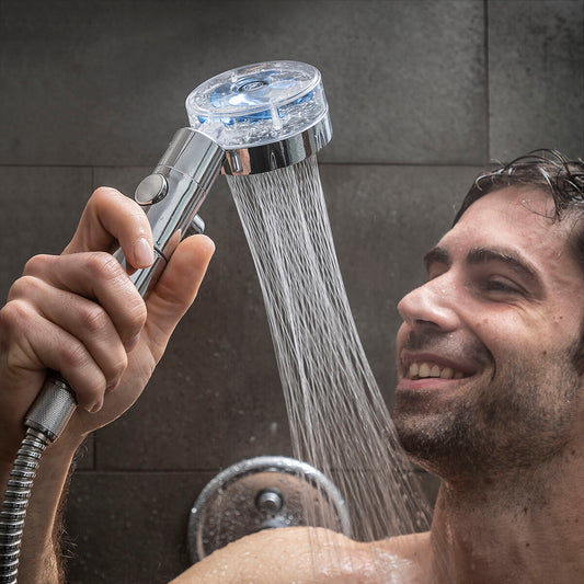 Eco-shower with Pressure Propeller and Purifying Filter Heliwer InnovaGoods-0