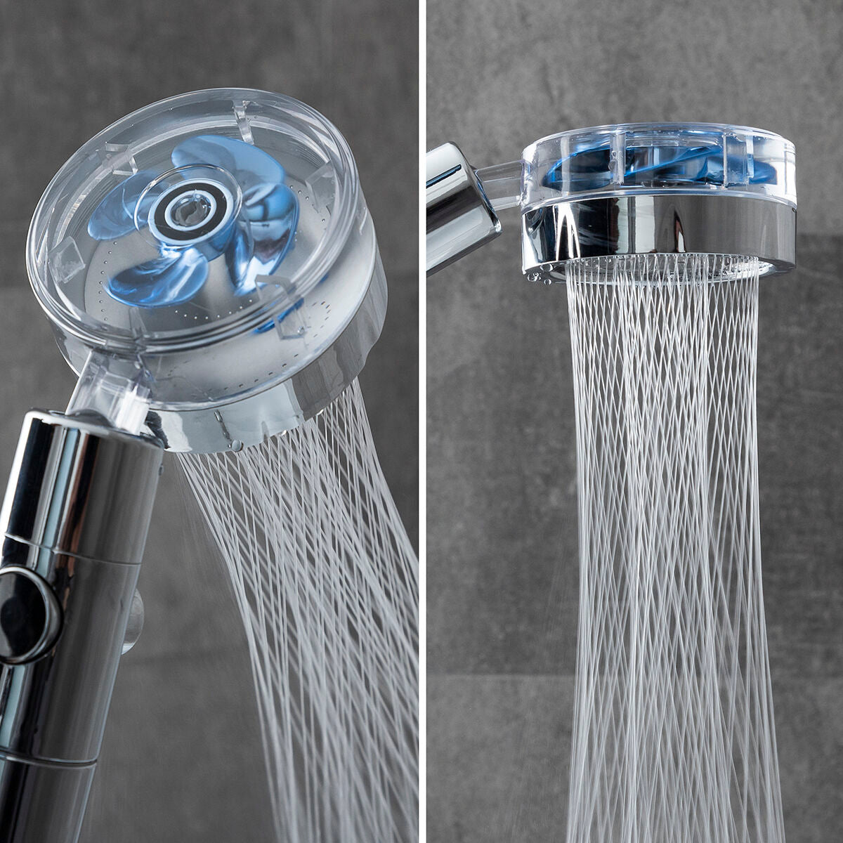 Eco-shower with Pressure Propeller and Purifying Filter Heliwer InnovaGoods-8