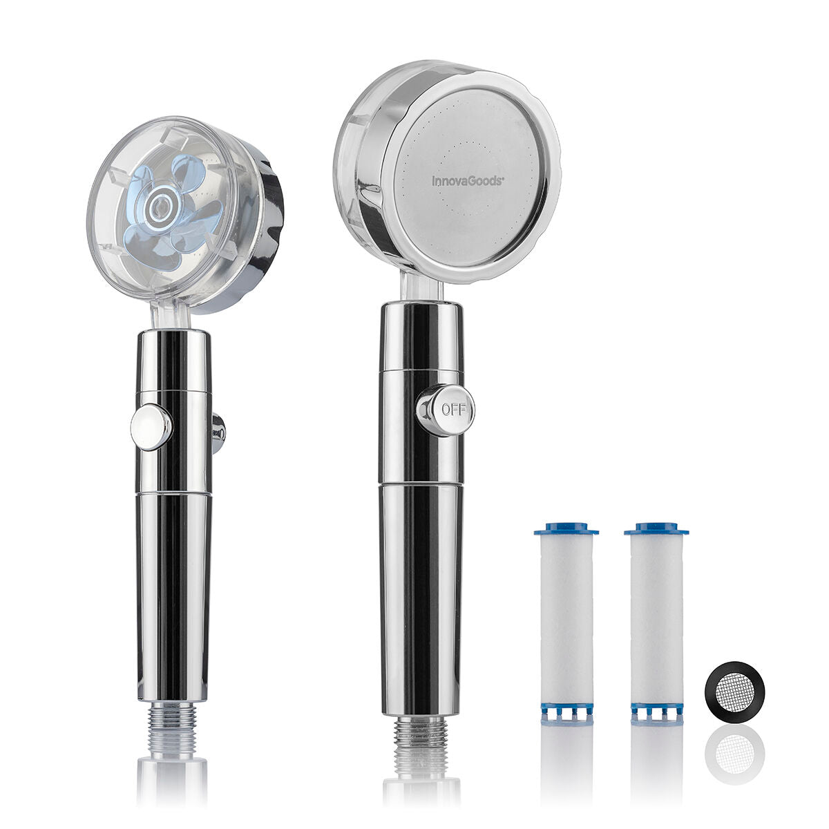 Eco-shower with Pressure Propeller and Purifying Filter Heliwer InnovaGoods-4