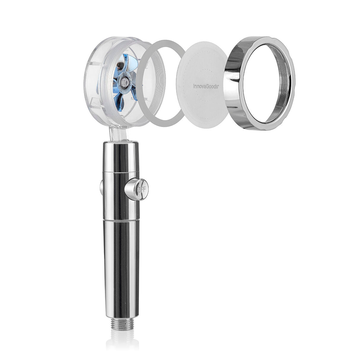 Eco-shower with Pressure Propeller and Purifying Filter Heliwer InnovaGoods-3
