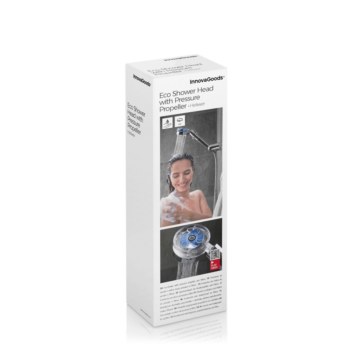 Eco-shower with Pressure Propeller and Purifying Filter Heliwer InnovaGoods-2